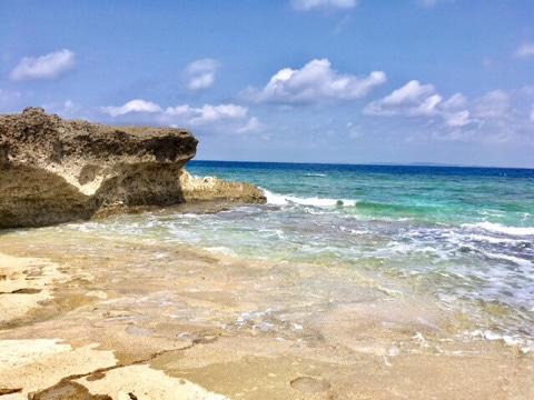 久高島の浜辺